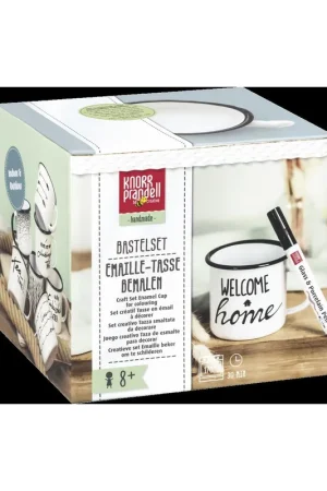 Precio Reducido SET TAZA METAL Y ROTULADOR PORCELANA NEGRO