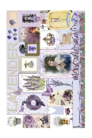 Oferta De Temporada PAPEL ARROZ CADENCE Nº531 LAVENDER 30x41