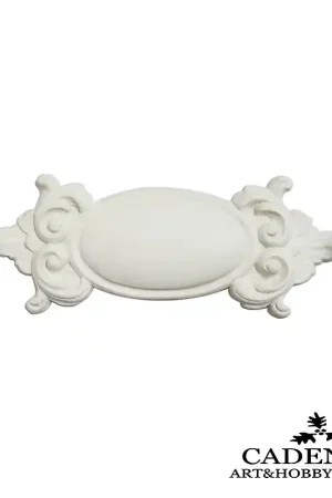 RESINA, APLIQUE CARTELITO CADENCE 13,7x5,5x1,2 CM Precio De Oferta