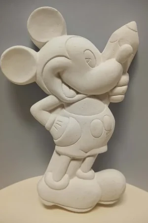 ESCAYOLA, MICKEY CON LÁPIZ PARA COLGAR 19 CM Exclusivo
