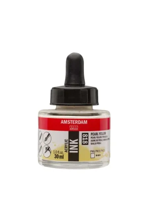 Auténtico TINTA AMSTERDAM 30ML AMARIL.PERLA 818