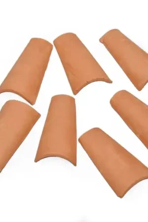 TEJAS DE BARRO 45x24/15x2 MM, SET 25 UDS. Precio Reducido