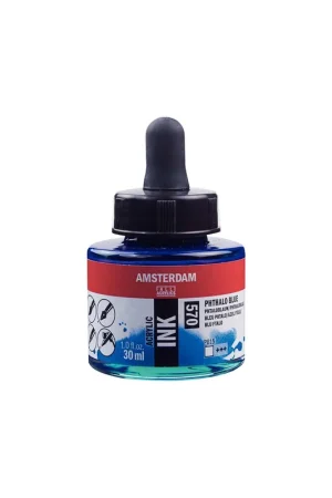 Original TINTA AMSTERDAM 30ML AZUL FTALO 570