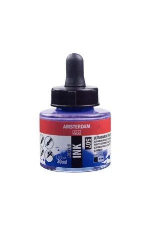 TINTA AMSTERDAM 30ML AZUL U.MAR VIO 507 Tendencia