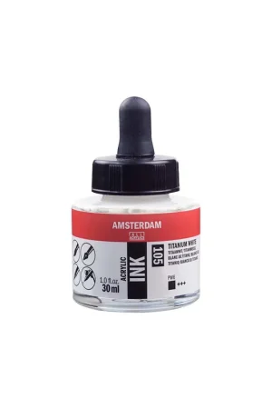 Rebajas TINTA AMSTERDAM 30ML BLANCO TITANIO 105