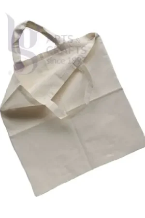 BOLSA DE TELA ALGODÓN ASA CORTA 35x38 CM Solo Por Tiempo Limitado