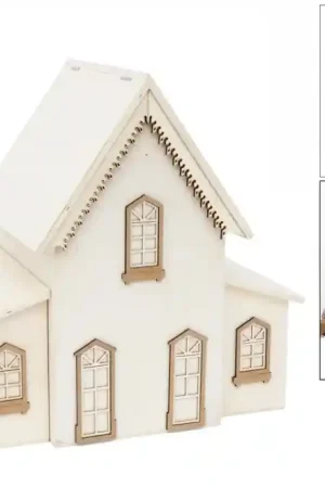 Ordenar Ahora Mismo CAJA MADERA, SET 3 CAJAS CASAS 33x34x23 CM