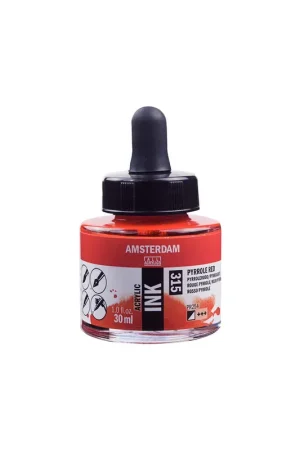 Premium TINTA AMSTERDAM 30ML ROJO PYRROLE 315
