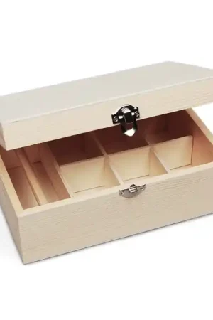 CAJA MADERA JOYERO 22x15x9 CM Tendencia
