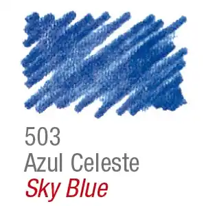 Última Versión ROTULADOR TELA ACRILEX AZUL CELESTE Nº503