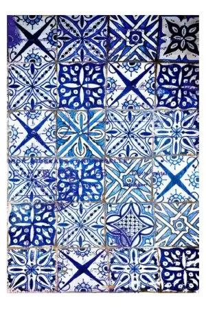 A Buen Precio PAPEL ARROZ CADENCE Nº306 AZULEJOS AZULES 30x41