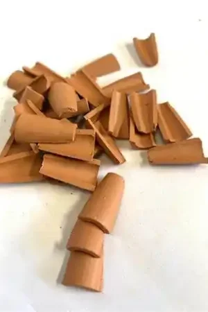 TEJAS DE BARRO 19 MM, SET 50 UDS. Solo Hoy