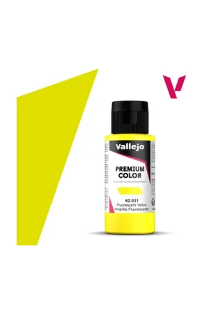 VALLEJO PREMIUM COLOR 60 ml Fluorescente Amarillo Oferta De Temporada