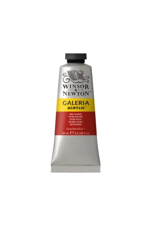 W&N ACRILICO GALERIA 60ML OCRE ROJO Garantía De Devolución De Dinero