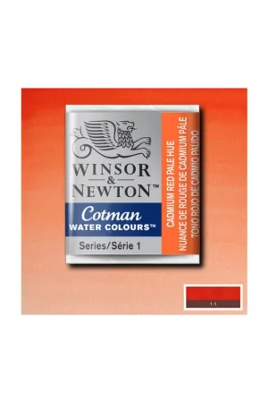 Envío Exprés W&N ACUARELA COTMAN 1/2 GODET ROJO CADMIO PÁLIDO