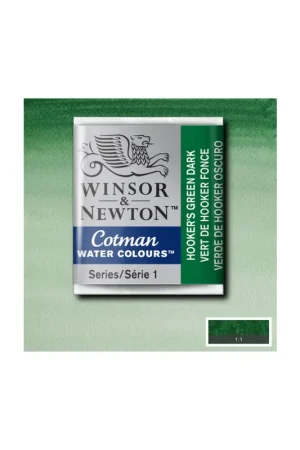 W&N ACUARELA COTMAN 1/2 GODET VERDE HOOKER OSCURO Últimas Unidades