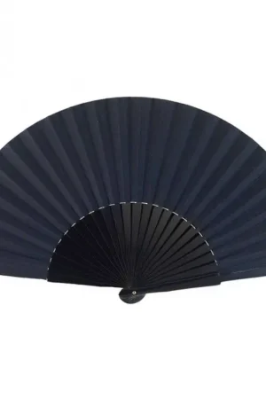 ABANICO ALGODON MUCHA TELA MARINO Oferta Flash