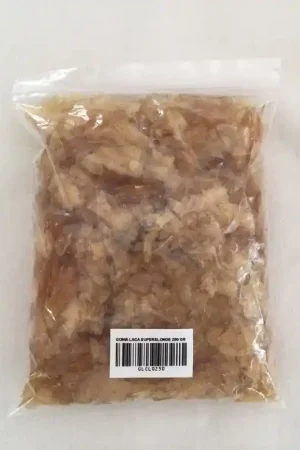 Premium BARNIZ GOMA LACA PLATINA SUPERBLONDE 250 GRAMOS EN ESCAMAS