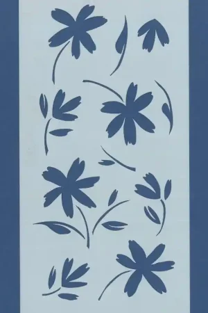 Tendencia PLANTILLA SILU 1002 FLORES SEIS PETALOS