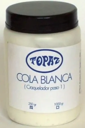 COLA BLANCA PARA MADERA (CRAQUELADOR PASO 1) 250 GR Súper Precio