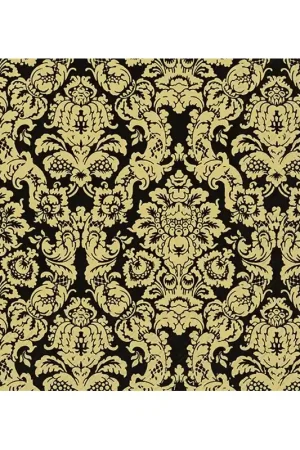 5 SERVILLETAS DECORATIVAS ORO Y NEGRO Pago Seguro