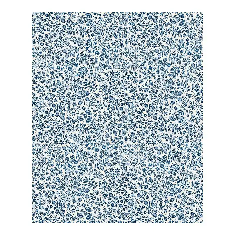 PAPEL DECOUPAGE TASS FLORECILLAS AZULES 50x70 No Te Lo Pierdas