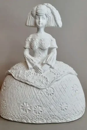 MENINA DE ESCAYOLA - MENINA GRABADA 16 CM Precio Reducido