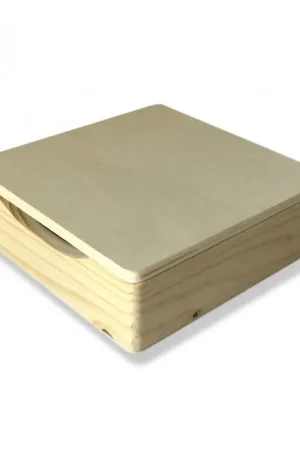 Popular SERVILLETERO DE MADERA CON TAPA