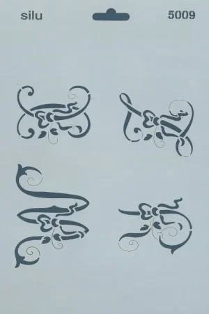 PLANTILLA SILU 5009 ABECEDARIO ZRXM 25 x 18 CM A Buen Precio