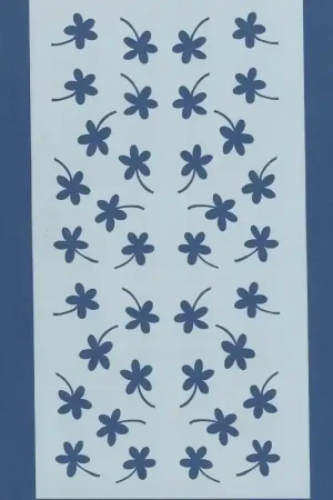 Exclusivo PLANTILLA SILU 1005 FLORECITAS CINCO PETALOS