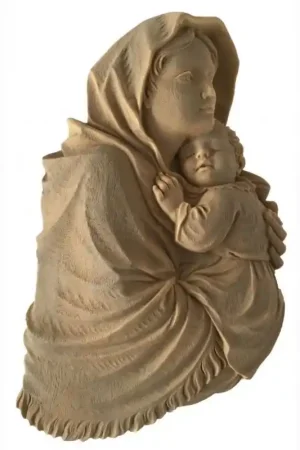 PLAFÓN VIRGEN CON MANTILLA Hecho A Mano