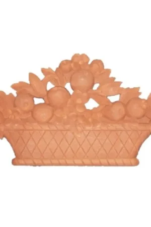 ADORNO DE CESTA CON FRUTAS Nuevo Modelo