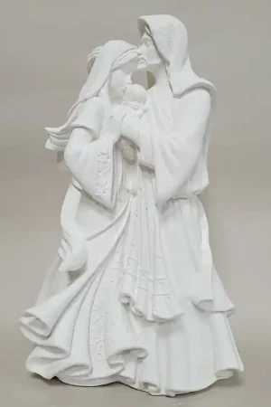 Última Versión BESO DE JOSÉ FIGURA DE ESCAYOLA 30 CM