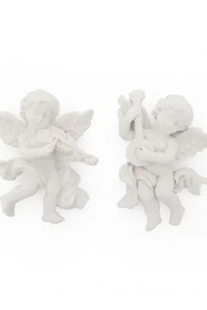 Garantía Incluida ANGELITOS PARA PEGAR DE RESINA BLANCA (2 UNIDADES)