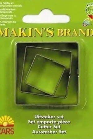 3 CORTADORES CUADRADOS MAKINS METALICOS Envío Gratis