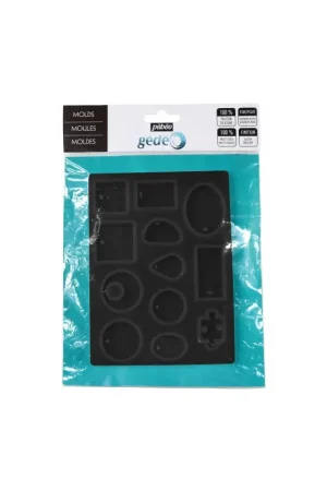 PLANCHA DE 12 MOLDES DE SILICONA PEBEO Última Versión