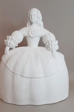 Rebajas MENINA DE ESCAYOLA - MENINA CON CARA 23 CM