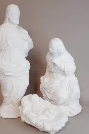 BELEN DE ESCAYOLA RETORCIDO 32 CM Auténtico