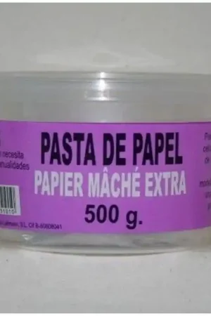 Mejor Calidad PASTA DE PAPEL MACHÉ PREPARADA PARA MODELAR 500 GR