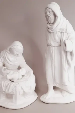 BELEN DE ESCAYOLA MANO DE PLOMO 30 CM Artesanal