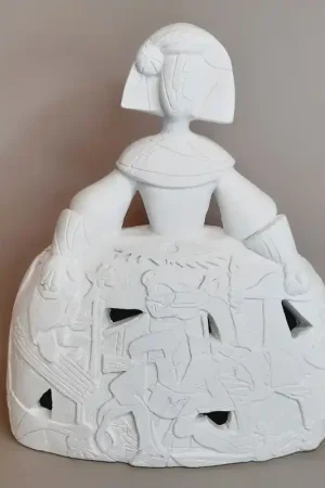 MENINA DE ESCAYOLA - MENINA PICASSO 28 CM Precio De Fábrica