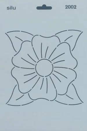 PLANTILLA FLOR GRANDE 25 x 18 CM SILU 2002 Envío Internacional