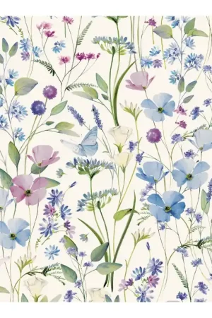 PAPEL DECOUPAGE TASS FLORES SILVESTRES 50x70 CM Novedad