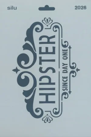 PLANTILLA SILU 2026 HIPSTER VERTICAL 25 x 18 CM Profesional