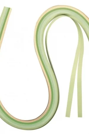 Auténtico TIRAS DE PAPEL TONOS VERDE FILIGRANAS DE PAPEL