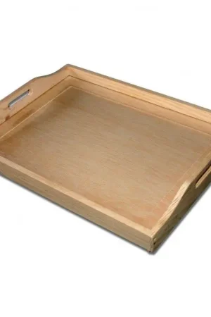 Imprescindible (Must-Have) BANDEJA CON CRISTAL RECTANGULAR GRANDE