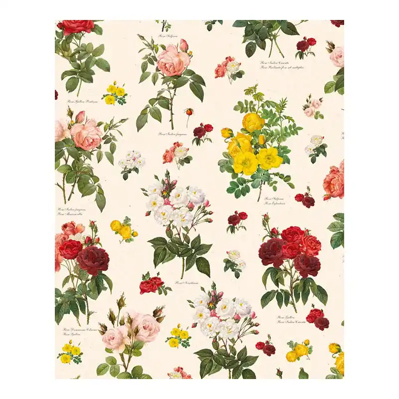 PAPEL DECOUPAGE TASS RAMOS DE ROSAS 50x70 CM Edición Limitada