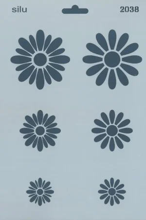 Envío Inmediato PLANTILLA FLORES 25 x 18 CM SILU 2038