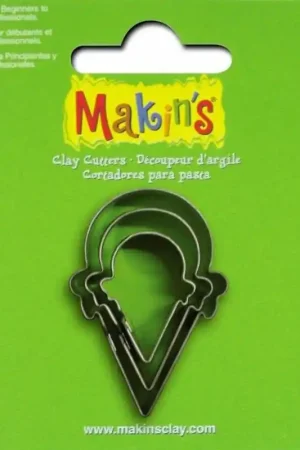 3 CORTADORES HELADOS MAKINS METALICOS Exclusivo