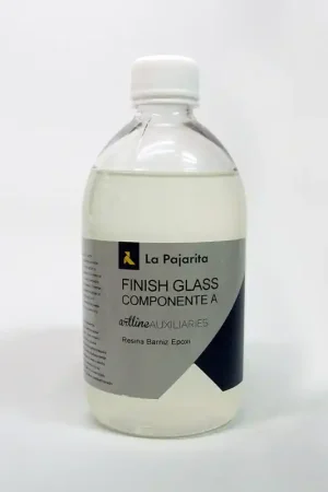 BARNIZ FINISH GLASS COMPONENTE A 500ML Nuevo Modelo